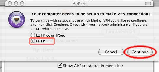 setup a vpn connection for a mac